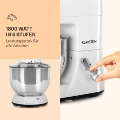 Lucia Küchenmaschine 3-in-1 2000 W / 2,7 PS 5 Ltr Edelstahl BPA-frei -Haushaltsgeräte Rabatte 10008236 de 0003 logo