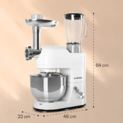 Lucia Küchenmaschine 3-in-1 2000 W / 2,7 PS 5 Ltr Edelstahl BPA-frei -Haushaltsgeräte Rabatte 10008236 yy 0008 logo