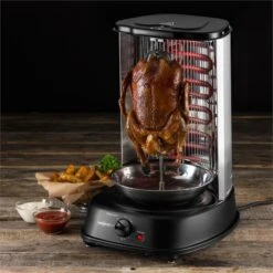 Kebap Master Vertikalgrill 1800W Schwarz Inkl. Spieß Set -Haushaltsgeräte Rabatte 10009354 yy 0003 ambient oneConcept Kebap Master Vertikalgrill Schwarz neu