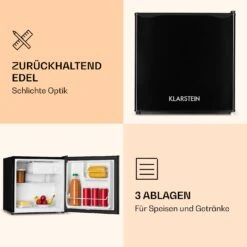 KS50-A Mini-Kühlschrank 46 Liter Mit Eisfach 41 DB -Haushaltsgeräte Rabatte 10010814 de 0004 logo