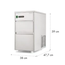 Powericer XL Eiswürfelmaschine Industrie 145W 20 Kg/d 3,5 Kg Behälter -Haushaltsgeräte Rabatte 10013323 yy 0010 logo Klarstein Powericer XL Ice Maker