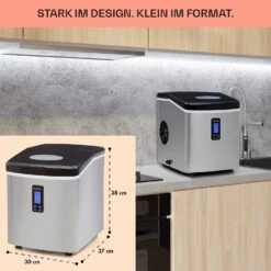 Mr. Black-Frost Eismaschine 150W Edelstahl Schwarz 15kg 12 Mr. Black-Frost Eismaschine 150W Edelstahl Schwarz 15kg -Haushaltsgeräte Rabatte 10020109 de 0006 usp