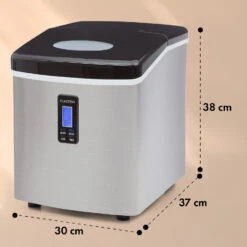 Mr. Black-Frost Eismaschine 150W Edelstahl Schwarz 15kg 13 Mr. Black-Frost Eismaschine 150W Edelstahl Schwarz 15kg -Haushaltsgeräte Rabatte 10020109 yy 0011 dimensions