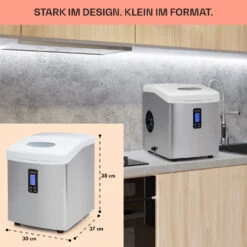 Mr. Silver-Frost Eismaschine 150W Edelstahl Weiß 15kg -Haushaltsgeräte Rabatte 10020110 de 0006 usp