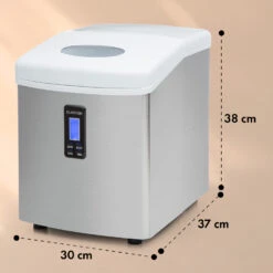 Mr. Silver-Frost Eismaschine 150W Edelstahl Weiß 15kg -Haushaltsgeräte Rabatte 10020110 yy 0011 dimensions