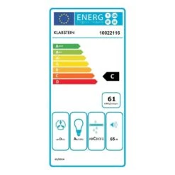 Lumio Primo Retro-Dunstabzugshaube 60cm 490 M³/h LED-Leuchten -Haushaltsgeräte Rabatte 10022116 energy label