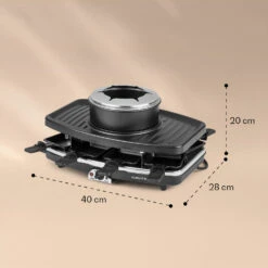 Entrecote 2-in-1 Raclettegrill & Fondue Naturstein 1100W 8 Personen 11 Entrecote 2-in-1 Raclettegrill & Fondue Naturstein 1100W 8 Personen -Haushaltsgeräte Rabatte 10022268 yy 0006 logo