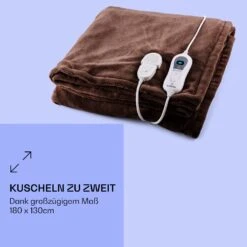 Dr. Watson XL Heizdecke 120W 3 Temperaturstufen 180x130 Cm Bedienteil -Haushaltsgeräte Rabatte 10024005 de 0005 logo