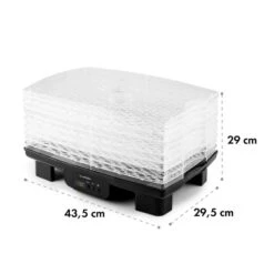 Bananarama Dörrautomat Schwarz 550W Trockner Dehydrator 6 Etagen -Haushaltsgeräte Rabatte 10027831 yy 0009 detail Klarstein Bananarama Doerrautomat schwarz reedit