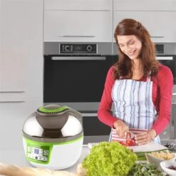 VitAir Turbo Heißluftfritteuse Grün-weiß 1400W Grillen Backen 9l 14 VitAir Turbo Heißluftfritteuse Grün-weiß 1400W Grillen Backen 9l -Haushaltsgeräte Rabatte 10028288 yy 0004 ambient klarstein vitair heissluft frieteuse