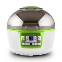 VitAir Turbo Heißluftfritteuse Grün-weiß 1400W Grillen Backen 9l 15 VitAir Turbo Heißluftfritteuse Grün-weiß 1400W Grillen Backen 9l -Haushaltsgeräte Rabatte 10028288 yy 0005 front 04 Klarstein VitAir Heissluftfritteuse gruen weiss