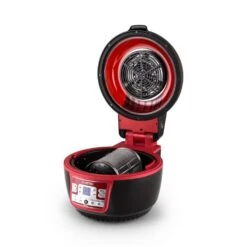 VitAir Turbo Heißluftfritteuse Rot-schwarz 1400W Grillen Backen 9l -Haushaltsgeräte Rabatte 10028289 yy 0007 titel Klarstein VitAir Heissluftfritteuse