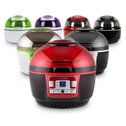 VitAir Turbo Heißluftfritteuse Rot-schwarz 1400W Grillen Backen 9l -Haushaltsgeräte Rabatte 10028289 yy 0011 variant