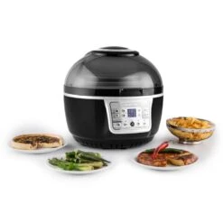 VitAir Turbo Heißluftfritteuse Grau-schwarz 1400W Grillen Backen 9l -Haushaltsgeräte Rabatte 10028290 yy 0003 ambient klarstein vitair heissluft frieteuse