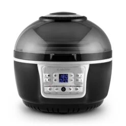 VitAir Turbo Heißluftfritteuse Grau-schwarz 1400W Grillen Backen 9l -Haushaltsgeräte Rabatte 10028290 yy 0005 titel Klarstein VitAir Heissluftfritteuse