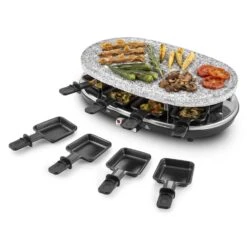 Steaklette Raclettegrill 1500 W Granit-Natursteinplatte 8 Personen -Haushaltsgeräte Rabatte 10028449 yy 0007 titel Klarstein Steaklette Raclette Natursteingrill