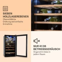 Vinamour 26 Uno Weinkühlschrank 26 Flaschen 88 Liter Edelstahl LED -Haushaltsgeräte Rabatte 10028491 de 0005 logo