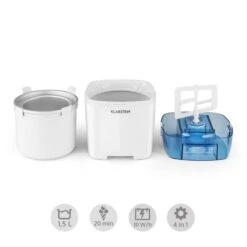 Creamberry Eiscremebereiter Flaschenkühler Frozen Yogurt 1,5l Weiß -Haushaltsgeräte Rabatte 10028925 yy 0003 logo Klarstein Creamberry Eisbereiter reedit