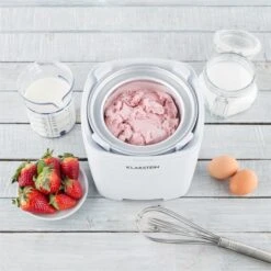 Creamberry Eiscremebereiter Flaschenkühler Frozen Yogurt 1,5l Weiß -Haushaltsgeräte Rabatte 10028925 yy 0004 ambient Klarstein Creamberry Eisbereiter reedit