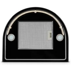 Lumio Neo Retro-Dunstabzugshaube 60cm 610m³/h A Edelstahl Schwarz -Haushaltsgeräte Rabatte 10030274 yy 0003 titel back Klarstein Lumio Neo Retro Dunstabzugshaube