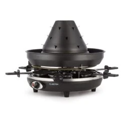 Taste Volcano Tartarengrill Raclettegrill 1500 W 6 Personen Schwarz 11 Taste Volcano Tartarengrill Raclettegrill 1500 W 6 Personen Schwarz -Haushaltsgeräte Rabatte 10030307 yy 0007 front Klarstein Tataren Grill Raclette Grill