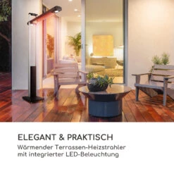 Aspire Terrassenheizer Infrarot Carbon 1800 W IP34 Schwenkarm -Haushaltsgeräte Rabatte 10030690 de 0003 logo