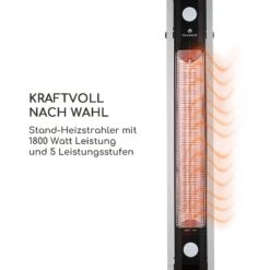 Aspire Terrassenheizer Infrarot Carbon 1800 W IP34 Schwenkarm -Haushaltsgeräte Rabatte 10030690 de 0004 logo