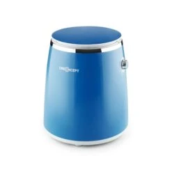 Ecowash-Pico Mini-Waschmaschine Schleuderfunktion 3,5 Kg 380W Blau -Haushaltsgeräte Rabatte 10030791 yy 0008 front oneConcept Ecowash Pico Mini Waschmaschine blau