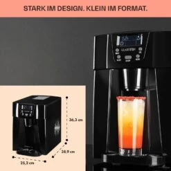 Ice Volcano 2G Eismaschine LED 12kg Je 24h 2l 6-12min Schwarz -Haushaltsgeräte Rabatte 10030844 DE 0006 usp