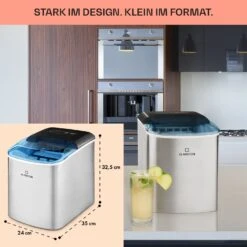 On-The-Rocks Eismaschine LED | 12kg Je 24h | 2.1l | Edelstahl Schwarz 12 On-The-Rocks Eismaschine LED | 12kg Je 24h | 2.1l | Edelstahl Schwarz -Haushaltsgeräte Rabatte 10031372 de 0006 usp