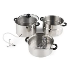 Applebee Dampf-Entsafter Elektrisch 1500W Ø25cm 8 Liter Edelstahl -Haushaltsgeräte Rabatte 10031478 yy 0003 detail Klarstein Applebee Dampf Entsafter 1500W Edelstahl