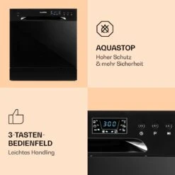 Amazonia 8 Geschirrspülmaschine 1620 Watt 8 Maßgedecke 49 DB Aquastop -Haushaltsgeräte Rabatte 10031525 de 0005 logo