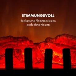 St. Moritz Elektrischer Kamin 1650W/1850W Flammenillusion Rauchfrei -Haushaltsgeräte Rabatte 10031526 de 0005 logo