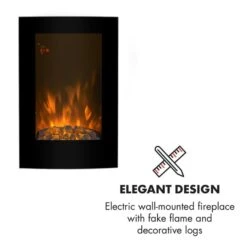 Lausanne Vertical Elektrischer Kamin 1000/2000 W Fernbedienung Dimmer -Haushaltsgeräte Rabatte 10031556 yy 0003 logo Klarstein Lausanne Vertical Elektrischer Kamin reedit