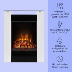 Studio 5 Elektrischer Kamin Heizlüfter 900/1800 W Fernbedienung 9 Studio 5 Elektrischer Kamin Heizlüfter 900/1800 W Fernbedienung -Haushaltsgeräte Rabatte 10031572 de 0003 usp