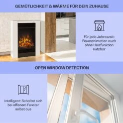 Studio 5 Elektrischer Kamin Heizlüfter 900/1800 W Fernbedienung 10 Studio 5 Elektrischer Kamin Heizlüfter 900/1800 W Fernbedienung -Haushaltsgeräte Rabatte 10031572 de 0004 usp