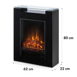 Studio 5 Elektrischer Kamin Heizlüfter 900/1800 W Fernbedienung 14 Studio 5 Elektrischer Kamin Heizlüfter 900/1800 W Fernbedienung -Haushaltsgeräte Rabatte 10031573 yy 0007 logo Klarstein Studio 5 Elektrischer Kamin schwarz