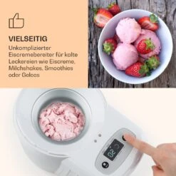 Schneeflöckchen Eiscremebereiter Thermoelektrisch 700ml Leise Weiß -Haushaltsgeräte Rabatte 10031663 de 0004 logo