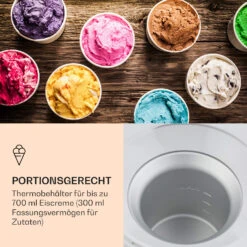 Schneeflöckchen Eiscremebereiter Thermoelektrisch 700ml Leise Weiß -Haushaltsgeräte Rabatte 10031663 de 0005 logo