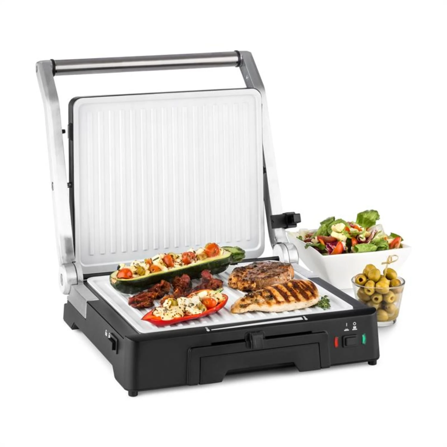 Burgermeister 3-in-1 Kontaktgrill Tischgrill Paninimaker 2000W 1 Burgermeister 3-in-1 Kontaktgrill Tischgrill Paninimaker 2000W