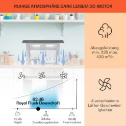Royal Flush Downdraft Dunstabzugshaube 430 M³/h 60 Cm -Haushaltsgeräte Rabatte 10031698 de 0003 usp