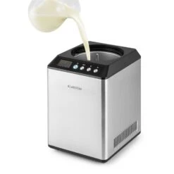 Vanilly Sky Family Eiscremebereiter Frozen Yoghurt 250W 2,5l Silber -Haushaltsgeräte Rabatte 10031846 yy 0005 detail Klarstein Vanilly Sky Family Eiscremebereiter silber