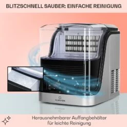 Kristall Eiswürfelmaschine Kristalleis 2 Größen 2,5l Wassertank -Haushaltsgeräte Rabatte 10031891 de 0005 usp