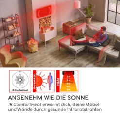 Cosmic Beam Plus Infrarot-Heizstrahler 2400W IP44 Fernbedienung -Haushaltsgeräte Rabatte 10031977 de 0003 logo