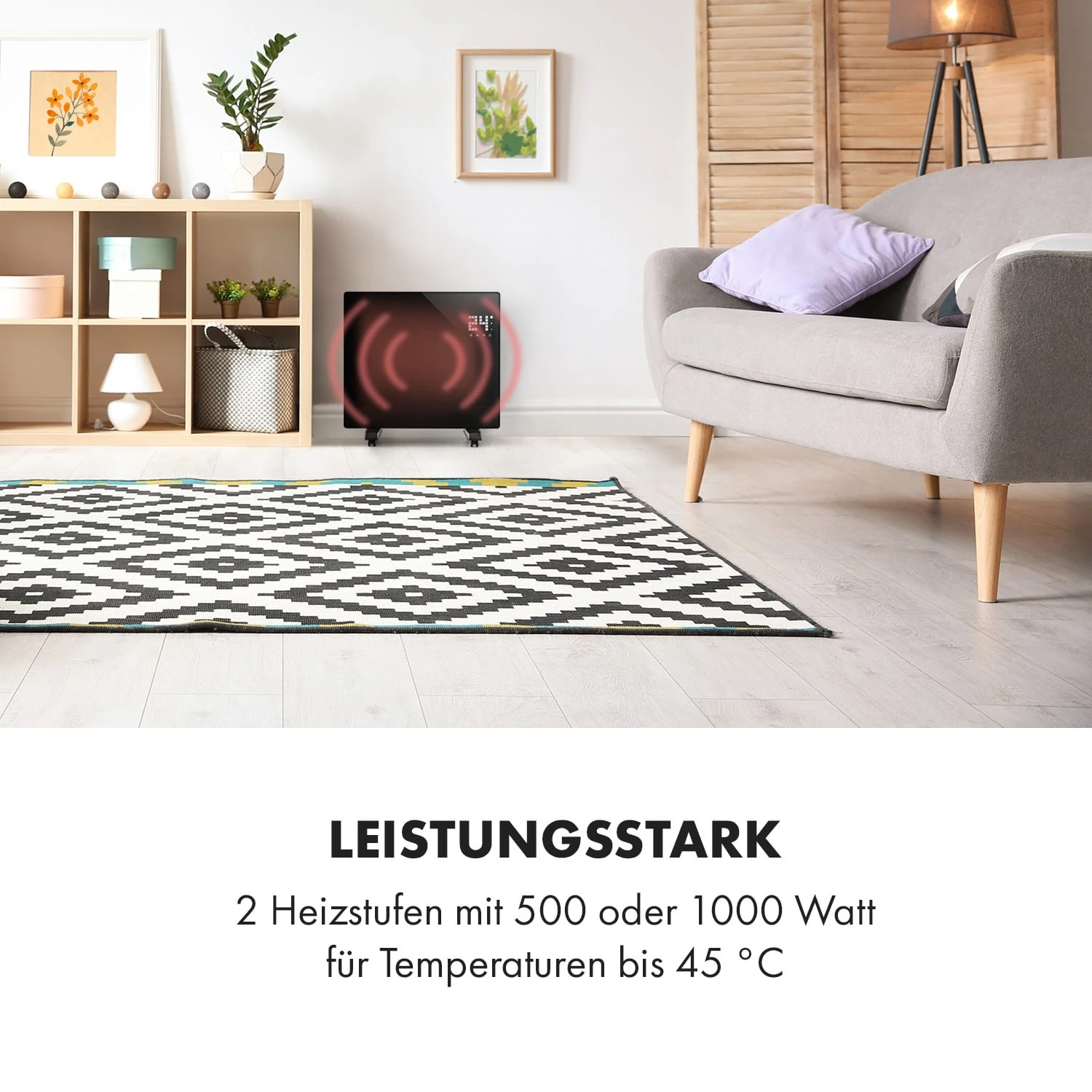 Bornholm Single Konvektions-Heizgerät Thermostat Timer 1000W 70m² 2 Bornholm Single Konvektions-Heizgerät Thermostat Timer 1000W 70m² – Bild 2