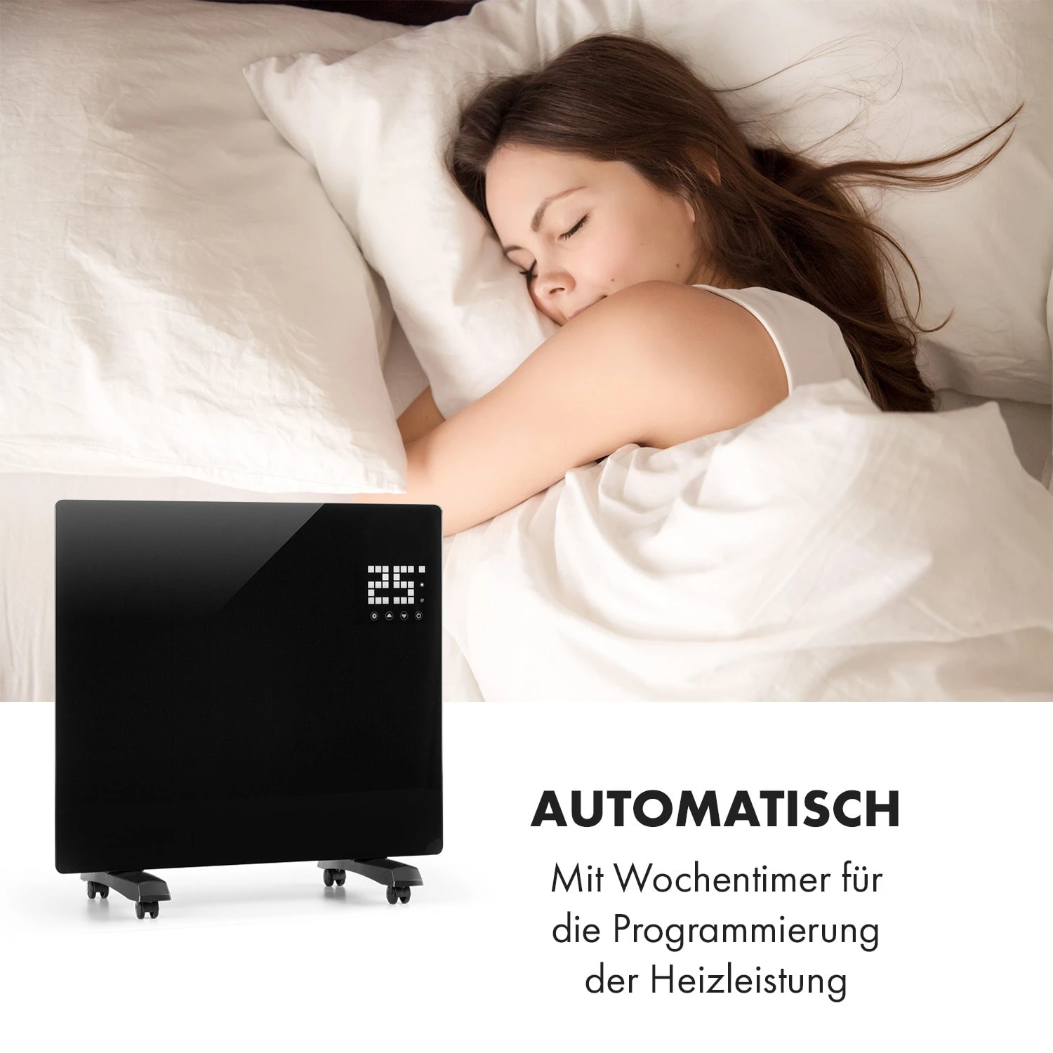 Bornholm Single Konvektions-Heizgerät Thermostat Timer 1000W 70m² 4 Bornholm Single Konvektions-Heizgerät Thermostat Timer 1000W 70m² – Bild 4