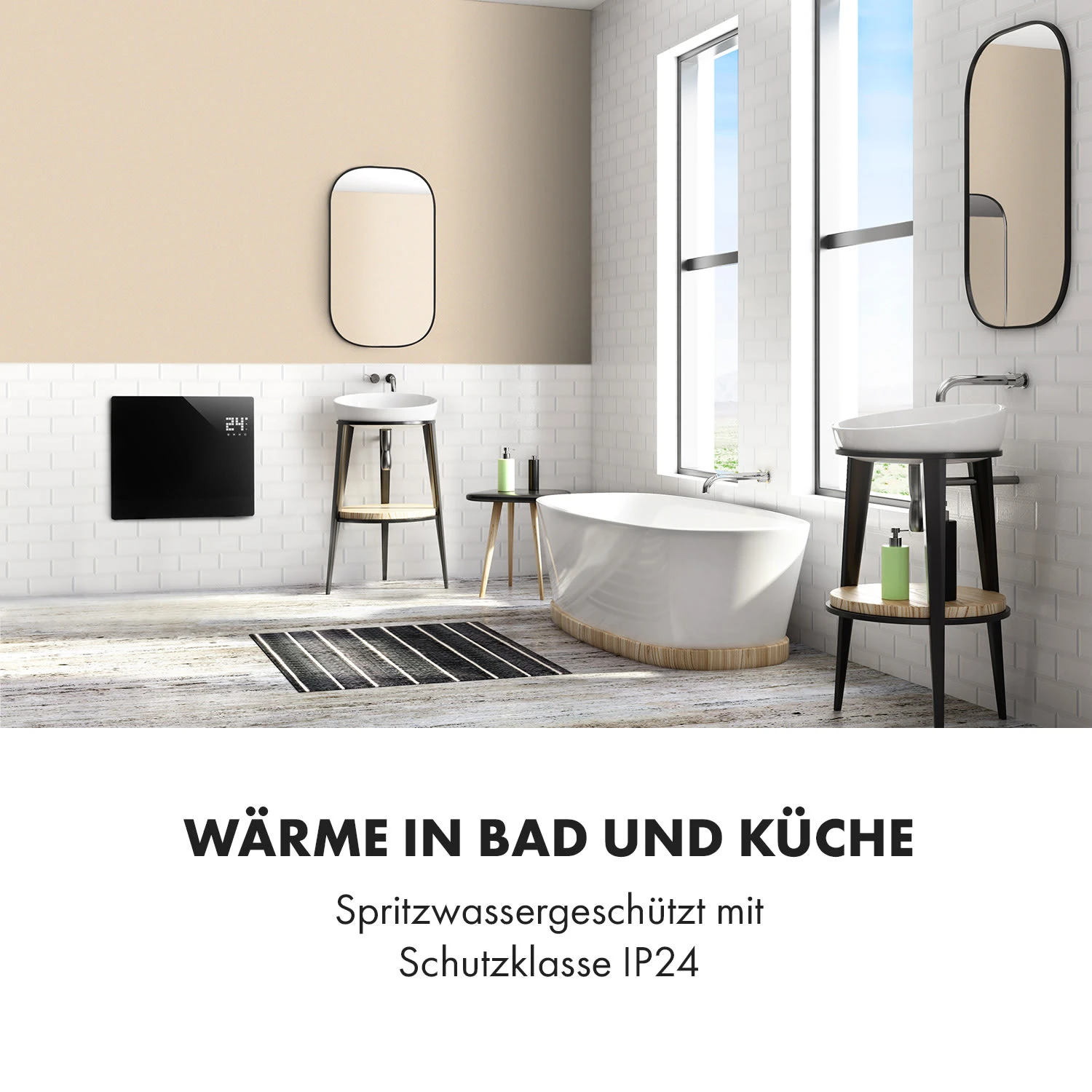 Bornholm Single Konvektions-Heizgerät Thermostat Timer 1000W 70m² 5 Bornholm Single Konvektions-Heizgerät Thermostat Timer 1000W 70m² – Bild 5