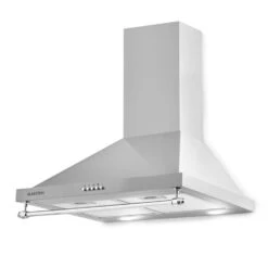 Montblanc 60 Dunstabzugshaube 610m³/h 165W 2x1,5W LED Reling -Haushaltsgeräte Rabatte 10031994 yy 0010 front Klarstein Montblanc 60 Dunstabzugshaube silbergrau