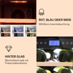 Vinovilla 17 Built-In Duo Weinkühlschrank 2 Zonen 53l 17 Fl. Glastür -Haushaltsgeräte Rabatte 10032030 de 0003 logo