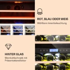 Vinovilla 43 Built-In Duo Weinkühlschrank 2 Zonen 129l 43 Fl Glastür -Haushaltsgeräte Rabatte 10032031 de 0003 logo